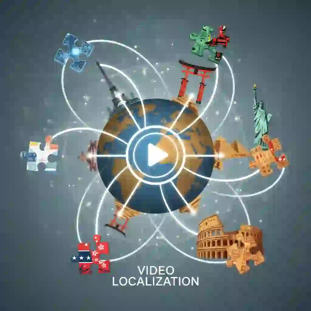 Concept illustration of ai subtitle translation enabling video localization, adapting cultural nuances, preserving timing, and delivering fluent multi-language subtitles that expand reach and engagement worldwide.