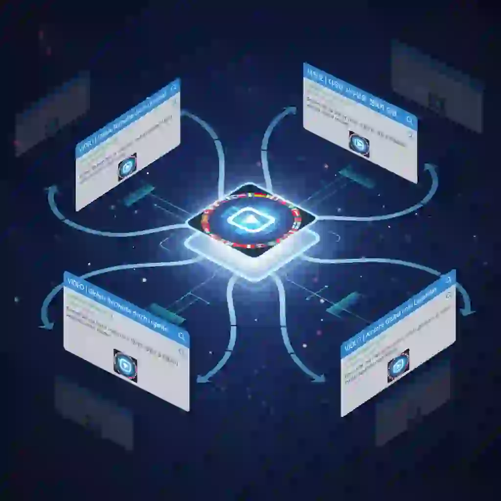 Diagram highlighting how subtitles improve SEO with ai subtitle translation, increasing search visibility, keyword coverage, and user experience, helping localized videos rank higher across global markets.