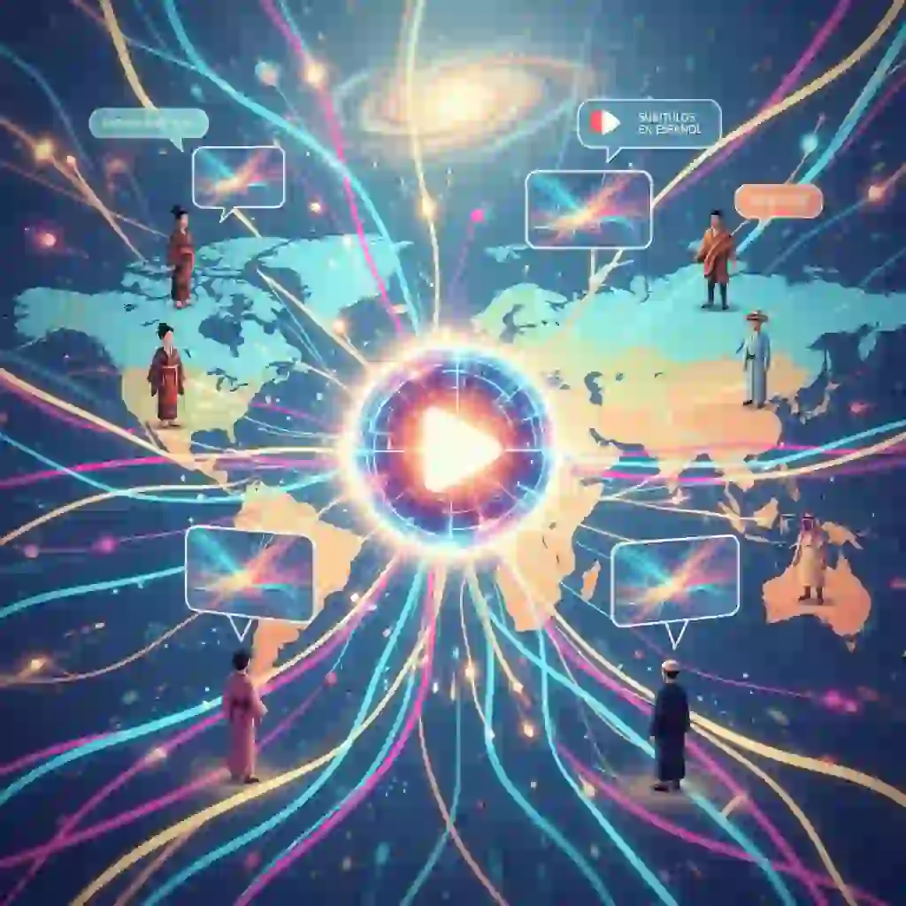 World map visualization of multilingual reach enabled by a free ai subtitle translator, connecting videos to audiences in many languages and regions through accurate, automatic subtitle translation.