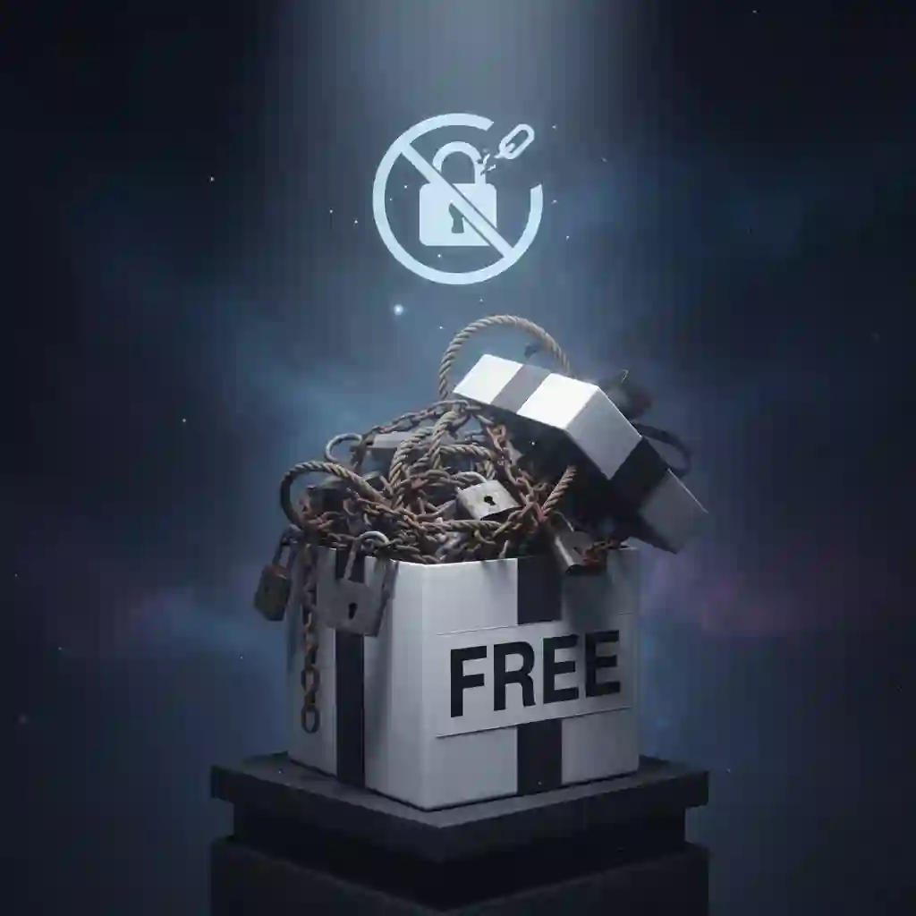 Warning graphic contrasting hidden fees, usage caps, and watermarks in limited plans with a genuinely free ai subtitle translator offering usable features without frustrating restrictions.