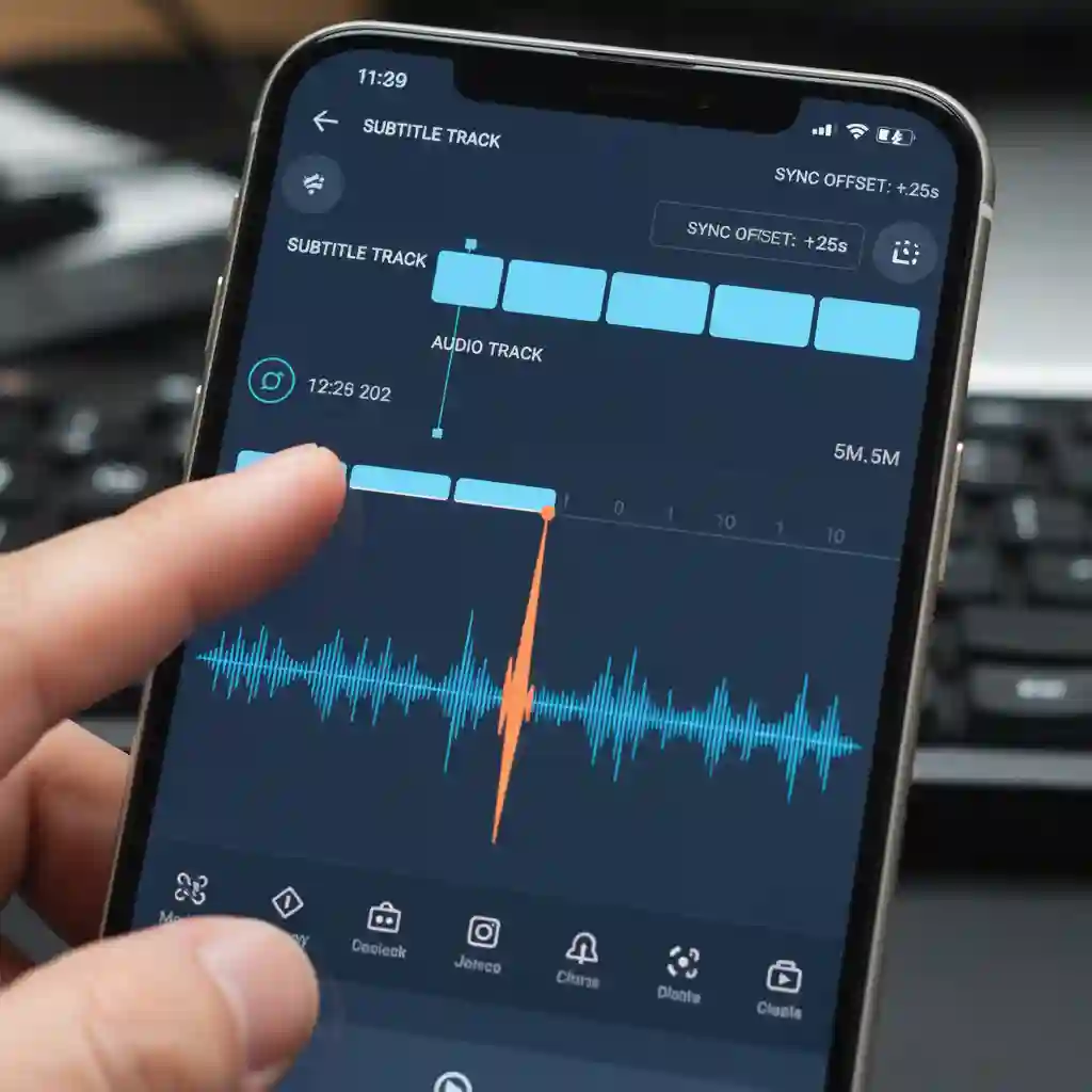 A visual guide showing how to adjust timecodes in a subtitle editor to fix synchronization issues after you translate subtitle srt files, ensuring text matches the video audio perfectly.