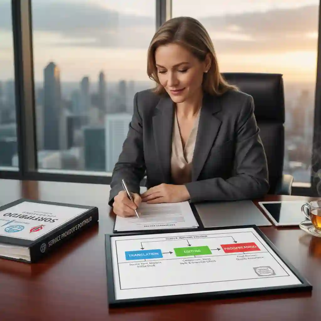 Evaluation checklist for translation and subtitling services providers, reviewing portfolios, sample translations, quality control steps, and human verification to ensure reliable, accurate captions for professional releases.