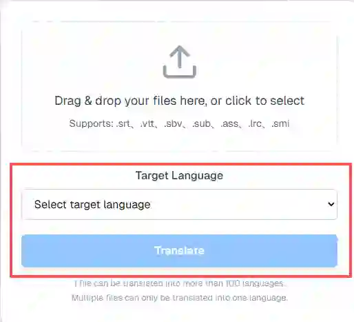 Selecting target languages within the ai subtitle translator free to perform batch translations, enabling efficient multi-language outputs while preserving original timestamps and improving overall accuracy.