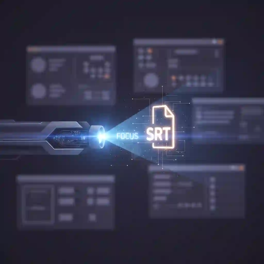 Clean, intuitive interface of the ai subtitle translator free showing upload controls, language selection, and batch processing options designed for fast, accurate SRT/VTT translation with millisecond-precise timestamp preservation.