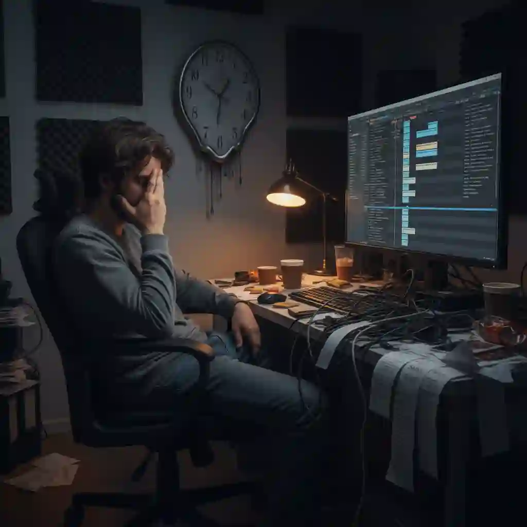 A comparison illustration depicting the struggle of manual captioning against the efficiency of automated davinci resolve subtitles workflows, highlighting how a ten-minute video often leads to hours of tedious typing instead of creative editing work for content creators.