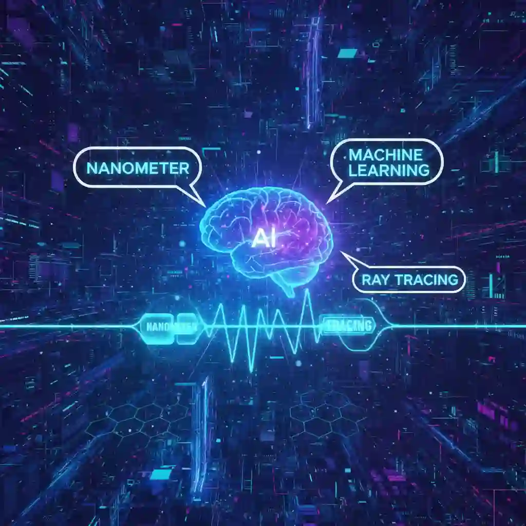 An example showing how Whisper technology accurately identifies specific technical vocabulary like nanometer and ray tracing, ensuring your davinci resolve subtitles are professional and precise, unlike common speech-to-text tools that often struggle with complex terms.