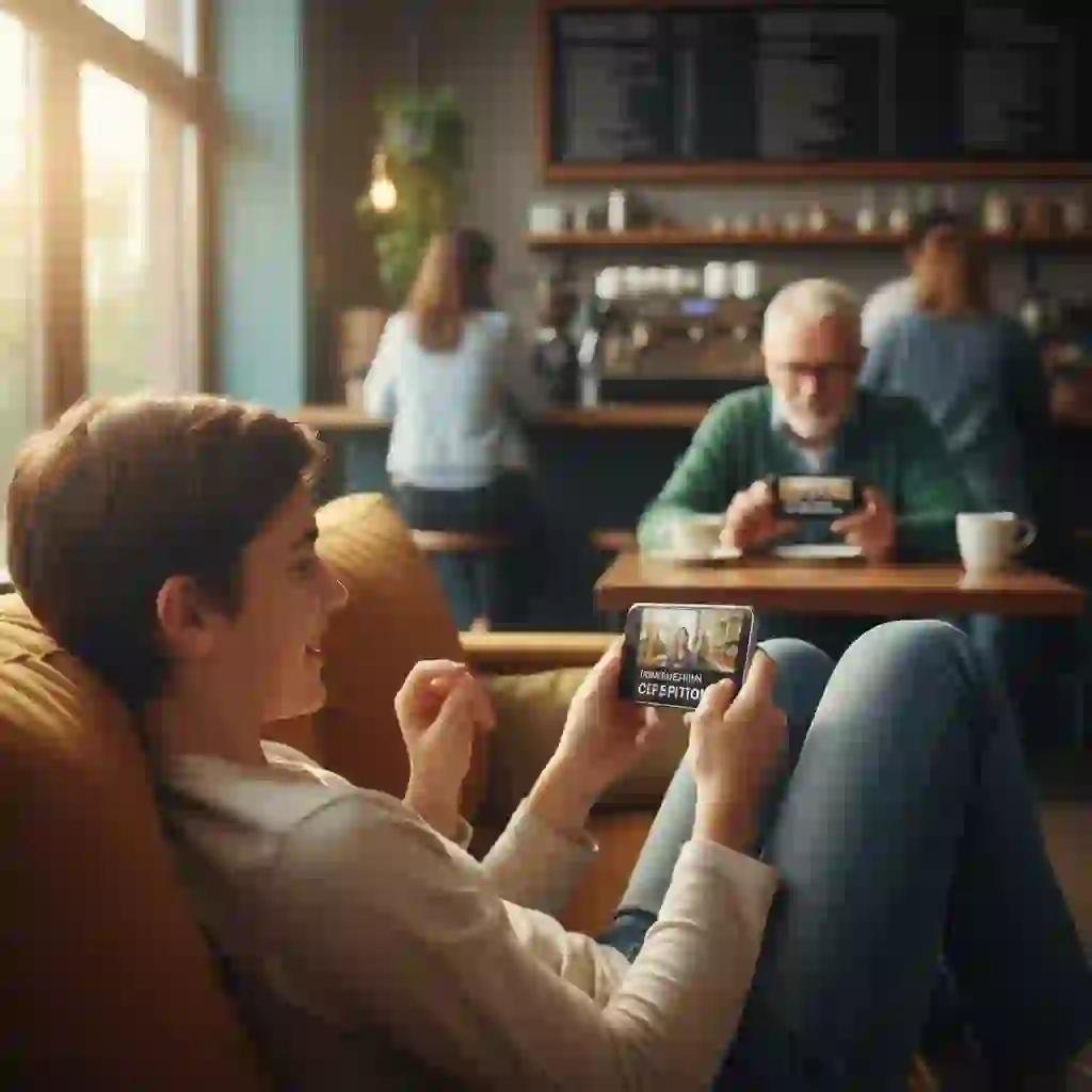 A user selecting different font styles and text colors, demonstrating the customization options available when figuring out how to add captions to instagram stories to match a video's aesthetic.