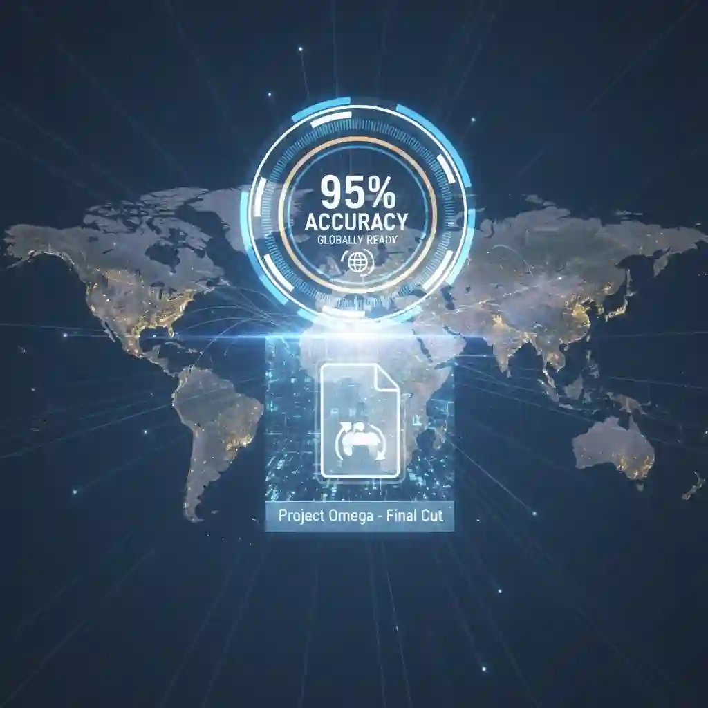 Closing visual symbolizing professional approval after post-editing, when automatic subtitle translator results meet quality standards, ensuring accurate foreign subtitles and accessible captions across platforms for global viewers.