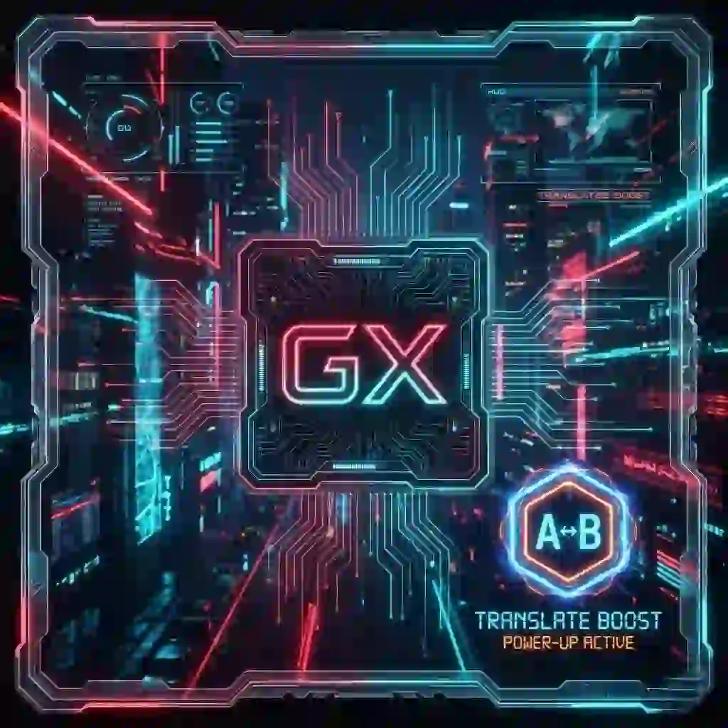 Opera GX browser interface showing its simple address bar translation icon, offering a straightforward alternative to the method used to translate page in mozilla for gamers and power users